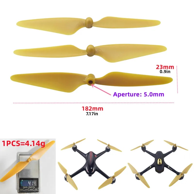 4 Stück absturzsichere CW CCW  – Eachine Drone E58 Bewertung und Preis