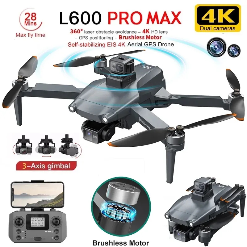 L600 PRO MAX GPS Drone Profess – Drone Gimbal 3 Axis Bewertung und Preis