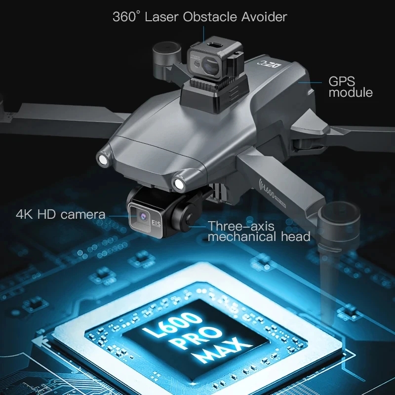 L600 PRO MAX GPS Drone Profess – Drone Gimbal 3 Axis Bewertung und Preis